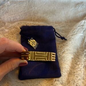 Tory Burch Gold Geometric Bracelet-FitBit holder